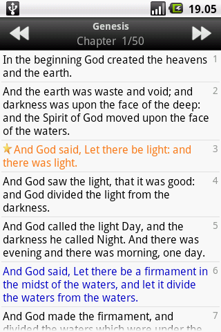 American Standard Version Bible, ASV screenshot