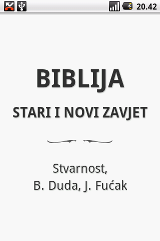 Biblija S.D.F. (Croatian Bible) screenshot